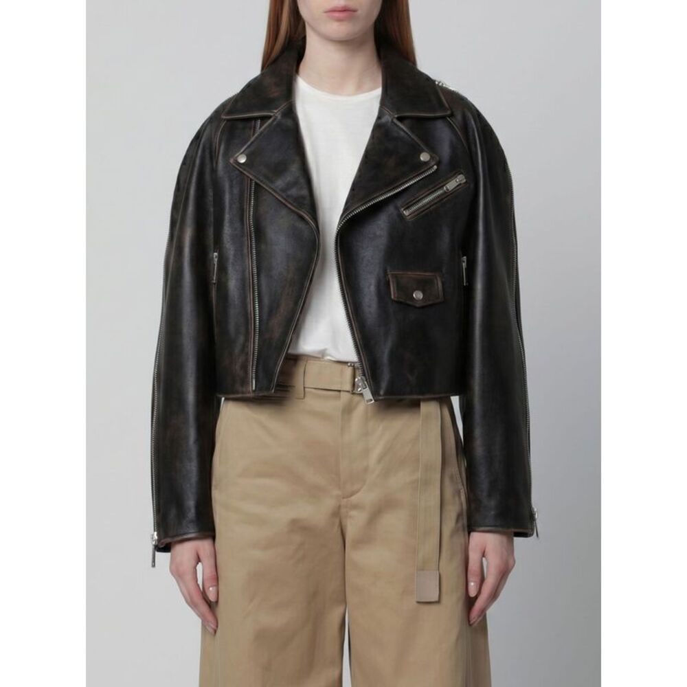 Halfboy Jacket Woman Brown